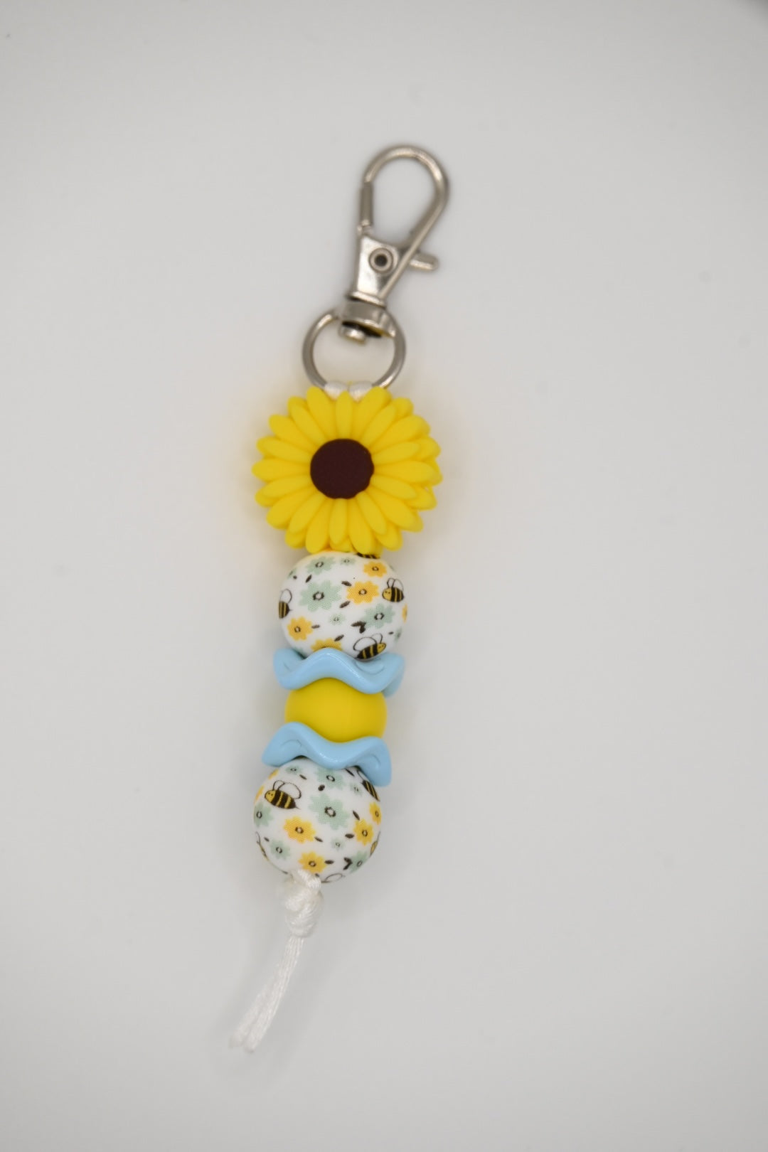 Sunflower Floral Keychain