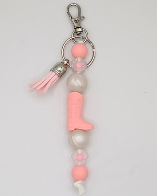 Cowgirl Boot Keychain